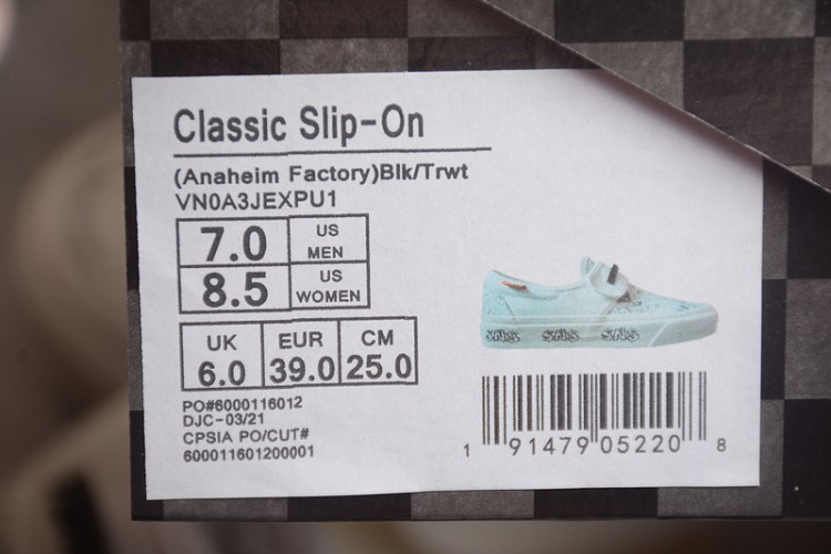 Fog x Vans x SNS Slip On VN0A3JEXPU1 AllSTARSHOE.RU