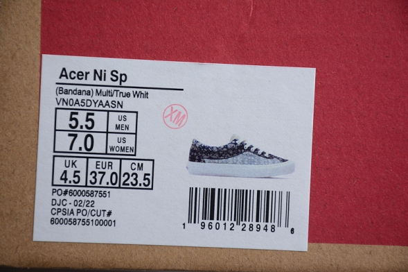 Vans Bold NI VN0A5DYAASN 