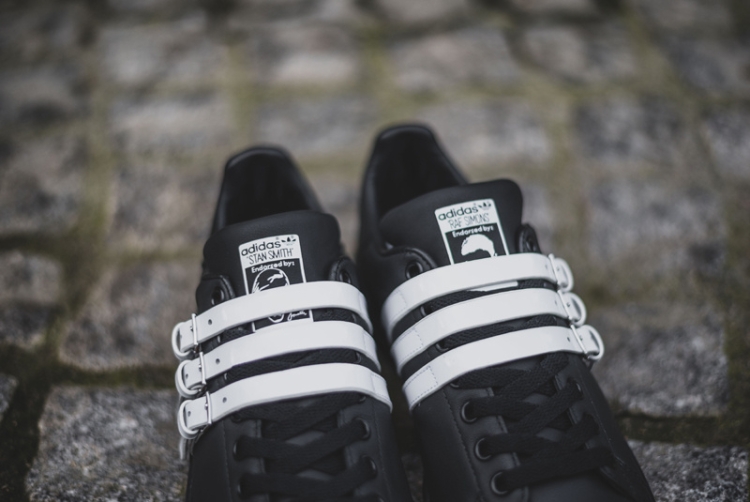 Adidas Originals Stan Smith Strap x Raf Simons “Core Black_Vintage White”