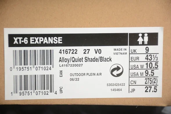 Salomon XT-6 EXPANSE 416722 27 