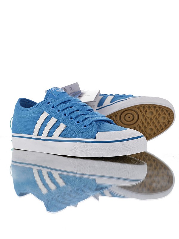 Adidas Nizza Low W Blue_White CQ2330 