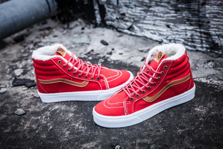 White old skool vans high top hot sale