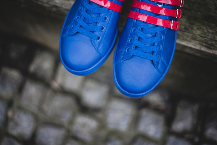 Adidas Originals Stan Smith x Raf Simons “Collegiate Royal Power Red”