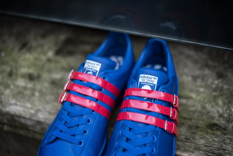 Adidas Originals Stan Smith x Raf Simons “Collegiate Royal Power Red”