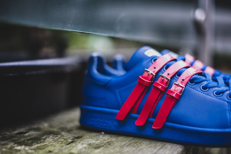 Adidas Originals Stan Smith x Raf Simons “Collegiate Royal Power Red”