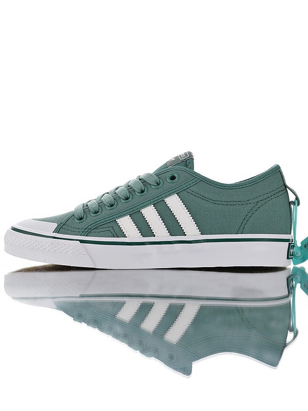 Adidas Nizza Low W Green_White CQ2329 