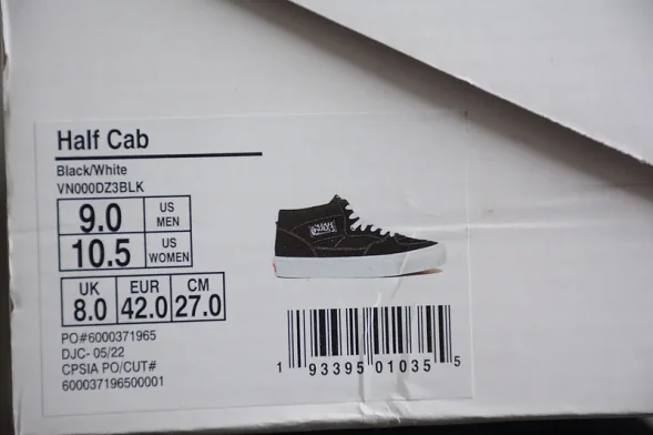 Vans Half Cab Steve Caballero VN000DZ3BLK  