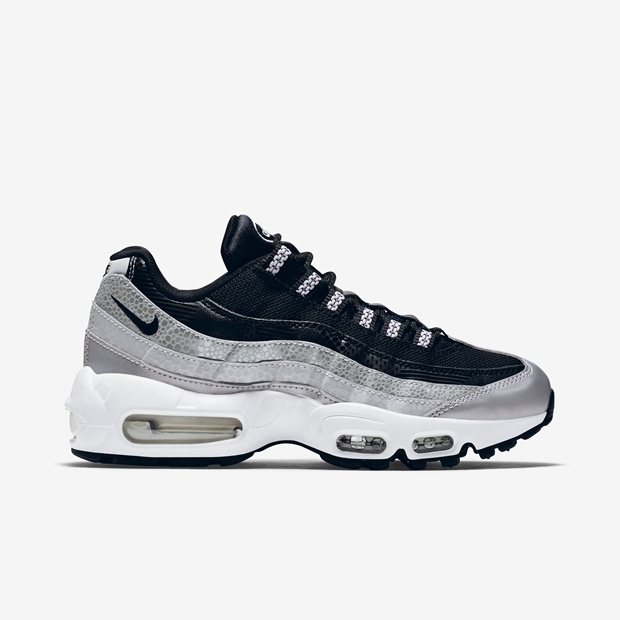 Nike air max 95 QS Metallic Platinum-Black-White