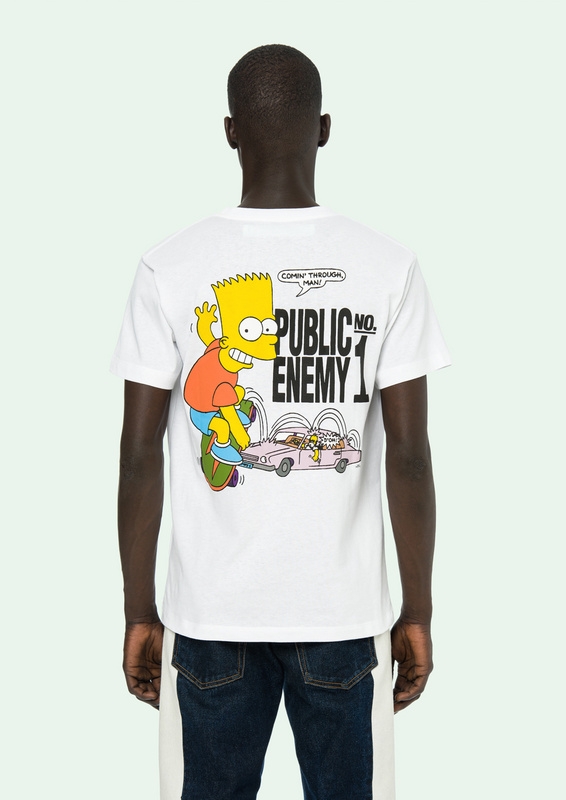 Off White Bart simpson public enemy