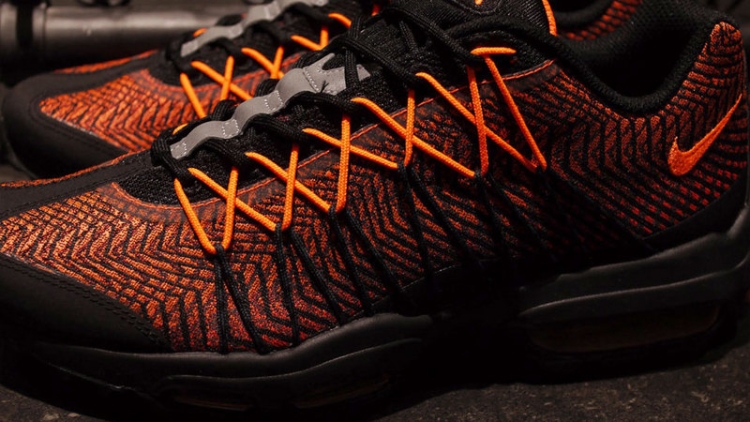 Nike air max 95 ULTRA JCRD 20 Black-Total Orange-Bright