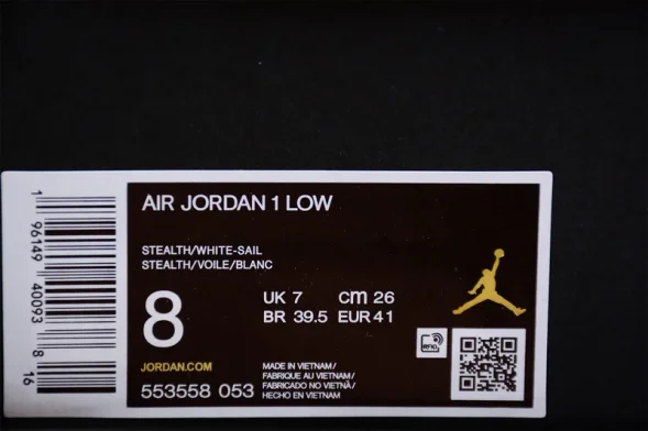 Nike Air Jordan 1 low Vintage Grey 553558-053 