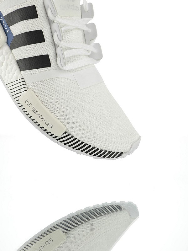 Adidas NMD R1 Boost “White Black Blue Red”