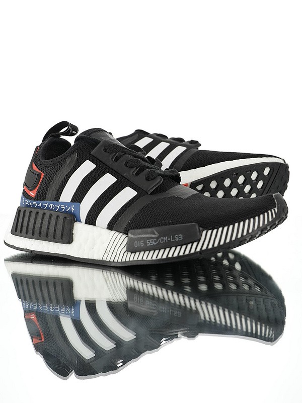 Adidas NMD R1 Boost  “Black White Blue Red”