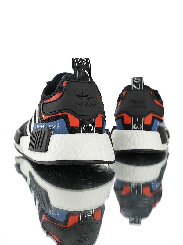 Adidas NMD R1 Boost  “Black White Blue Red”