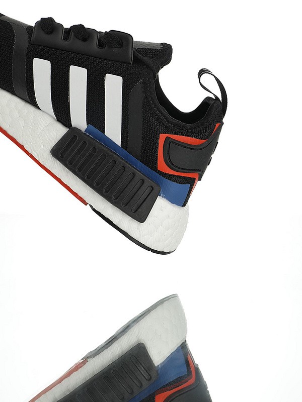 Adidas NMD R1 Boost  “Black White Blue Red”