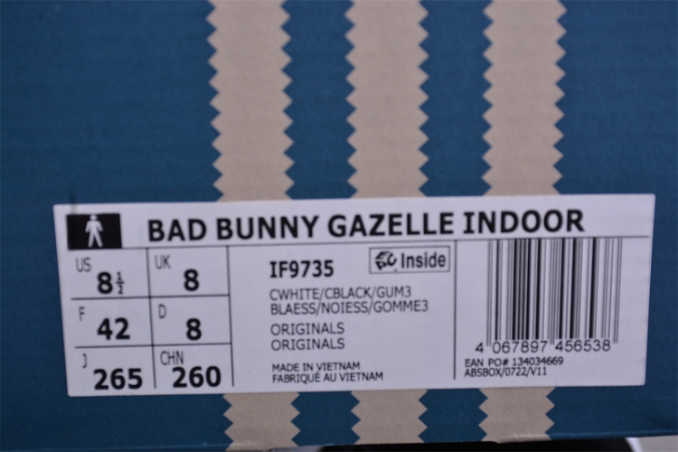  Bad Bunny x Adidas Gazelle Indoor IF9735