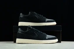 Nike Air Jordan 1 Retro low Flyknit Black Guava Ice AH4506-010