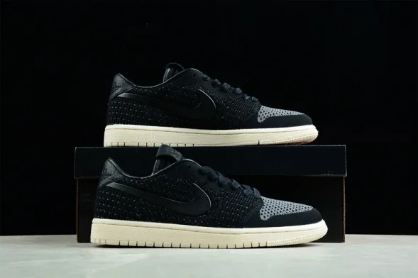 Nike Air Jordan 1 Retro low Flyknit Black Guava Ice AH4506-010 
