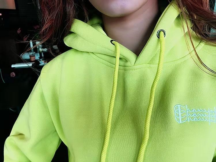 Champion neon hoodie on sale
