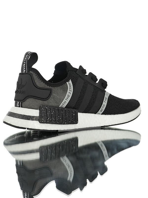 Adidas NMD R1 Boost  “Black White Grey”