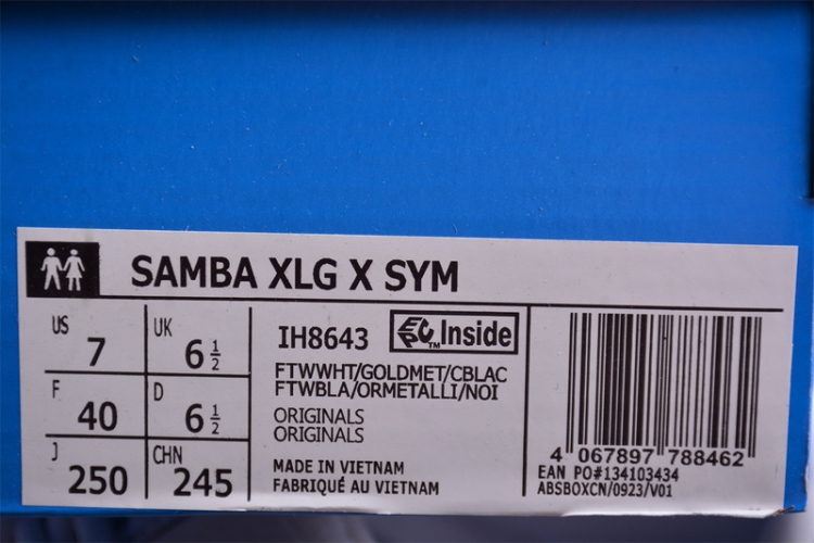  Su Yiming x Adidas Samba XLG IH8643