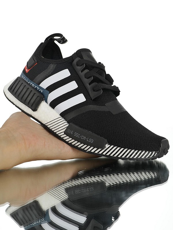 Adidas NMD R1 Boost  “White Black Blue Red”