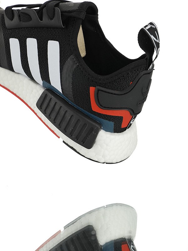 Adidas NMD R1 Boost  “White Black Blue Red”