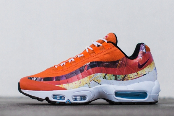 Dave White x size? x Nike Air Max 95 “Cayenne - Maroon”