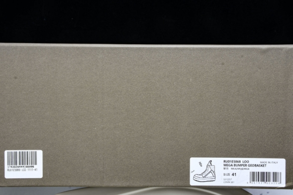 Rick Owens Mega Bumper Geobasket LOO RU01E5868 