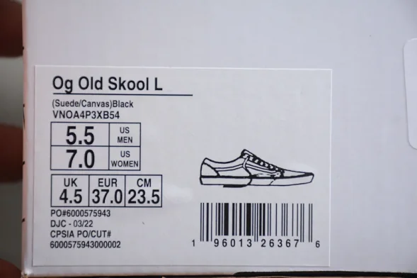Vans Vault OG Old Skool LX VNOA4P3XB54 