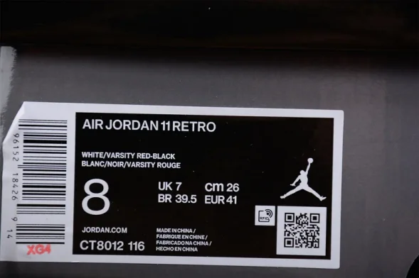 Nike Air Jordan 11 Cherry CT8012-116 