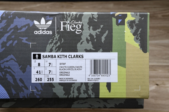 Kith x Clarks x Adidas Originals 8th Street Samba Chalk White ID7297  