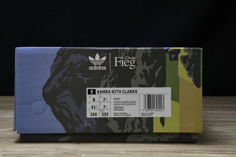  Kith x Clarks x Adidas Originals 8th Street Samba Chalk White ID7297 