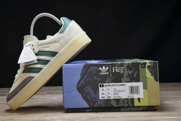 Kith x Clarks x Adidas Originals 8th Street Samba Chalk White ID7297  