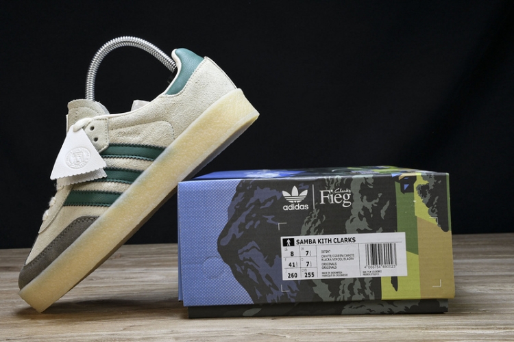  Kith x Clarks x Adidas Originals 8th Street Samba Chalk White ID7297 
