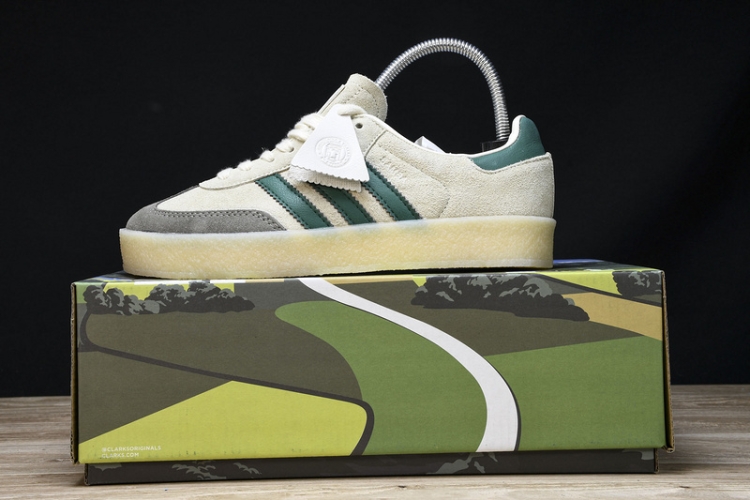  Kith x Clarks x Adidas Originals 8th Street Samba Chalk White ID7297 