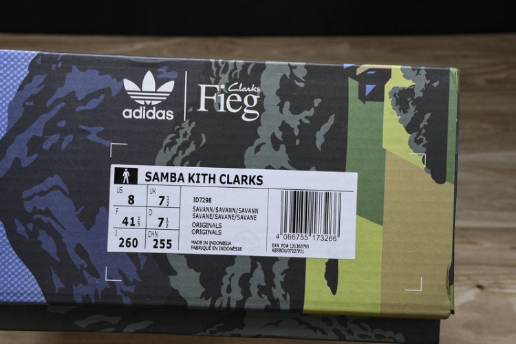  Kith x Clarks x Adidas Originals 8th Street Samba ID7298
