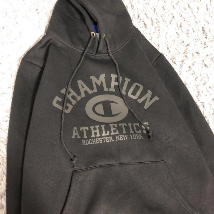 Champion hoodie "black on black" WM1308