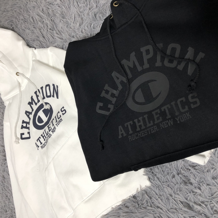 Champion hoodie "black on black" WM1308