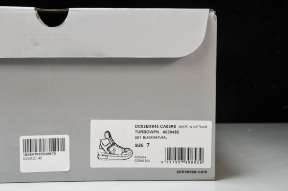 Rickowens DRKSHDW x Converse Chuck 70 Mid Turbowpn DC02AX515 SA5R1 natural 