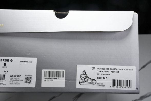 Rickowens DRKSHDW x Converse Chuck 70 Mid Turbowpn DC02BX845 A06758C 