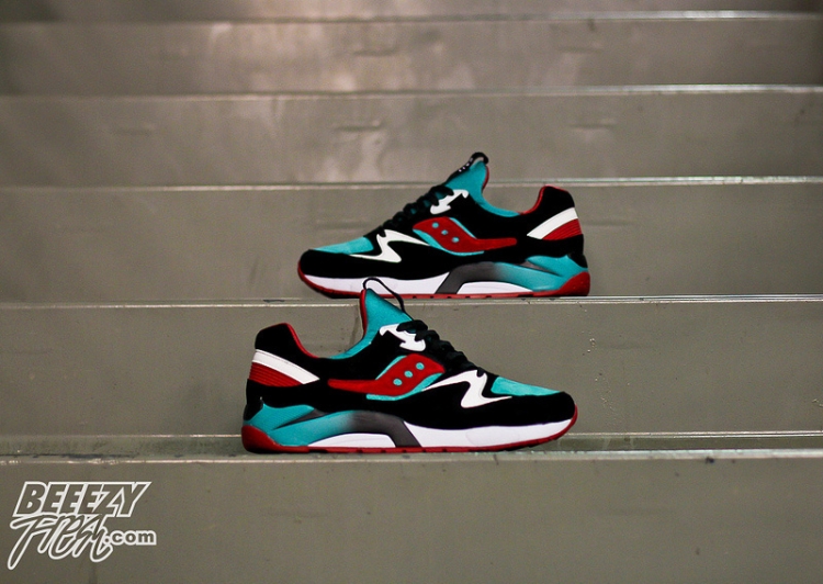 BAIT x Saucony Grid 9000 “Viridian Burner”