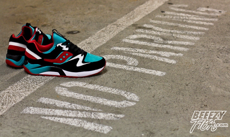 BAIT x Saucony Grid 9000 “Viridian Burner”