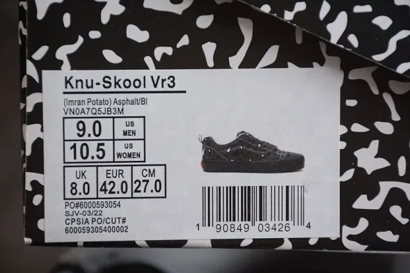 Vans Knu Skool x Imran Potato VN0A7Q5JB3M 
