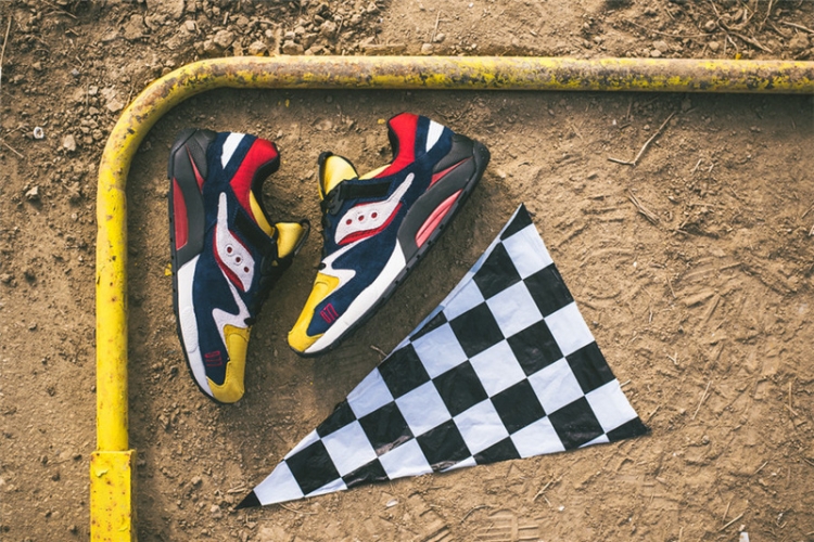Play Cloths x Saucony Grid 9000 Motocross